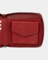 Гаманець "Zip Wallet" шкіряний, червоний