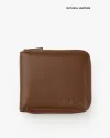 Гаманець "Zip Wallet" шкіряний, коричневий