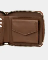 Гаманець "Zip Wallet" шкіряний, коричневий