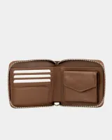 Гаманець "Zip Wallet" шкіряний, коричневий