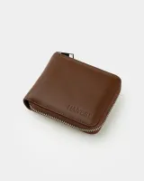 Гаманець "Zip Wallet" шкіряний, коричневий