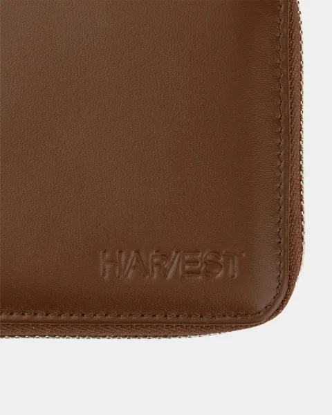 Гаманець "Zip Wallet" шкіряний, коричневий