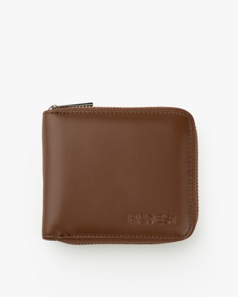 Гаманець "Zip Wallet" шкіряний, коричневий