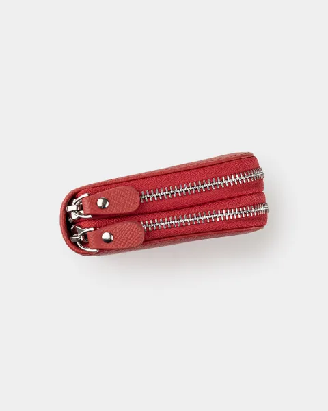 Гаманець "Clutch" шкіряний, червоний