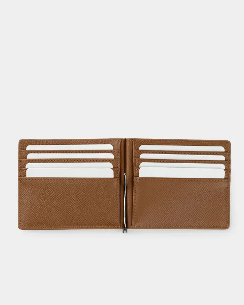 Гаманець "Bifold" шкіряний, коричневий