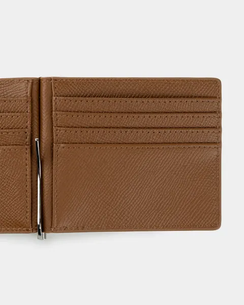 Гаманець "Bifold" шкіряний, коричневий