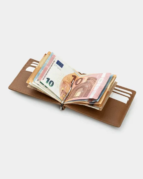 Гаманець "Bifold" шкіряний, коричневий