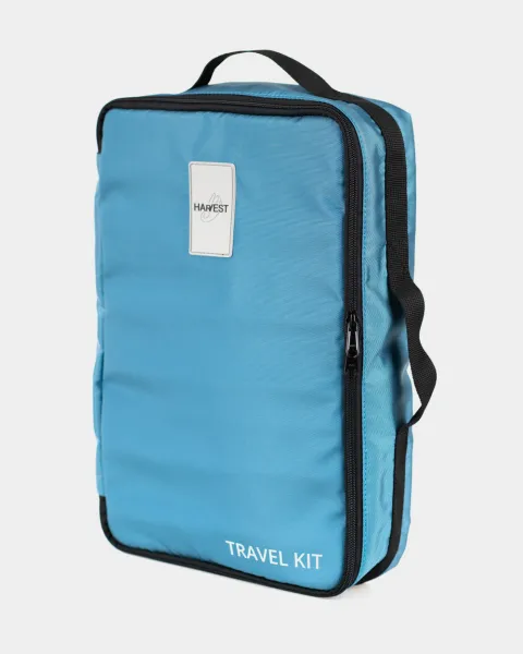 Комплект "TRAVEL KIT" поліестер, блакитний