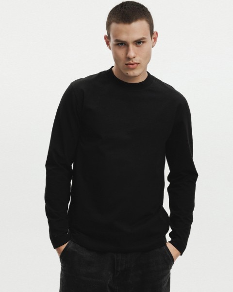 Лонгслів базовий, чорний