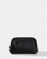Косметичка "Kaya mini" шкіряна, чорна