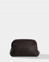 Косметичка "Kaya mini" шкіряна, коричнева