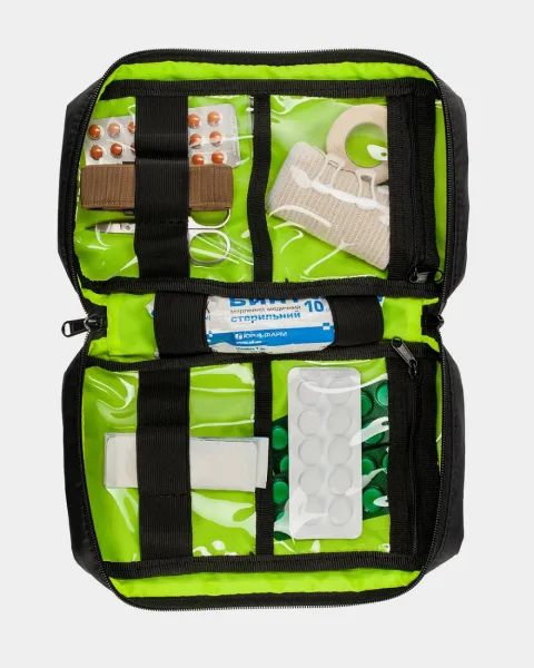Аптечка "Travel Kit" поліестер, чорна