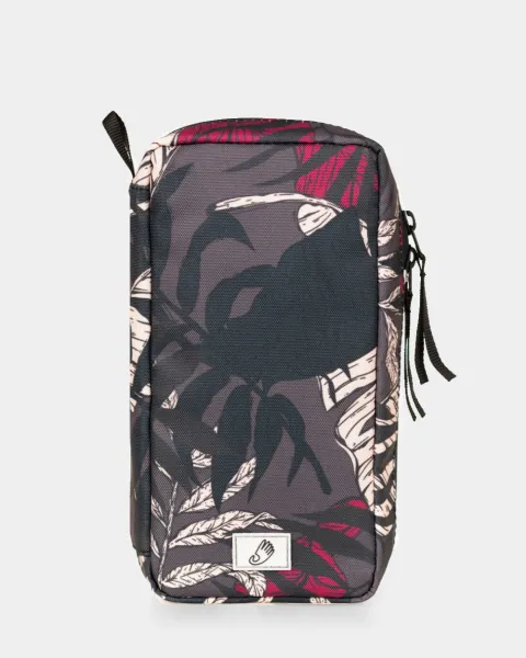 Аптечка "Travel pouch" принт тропік бордо