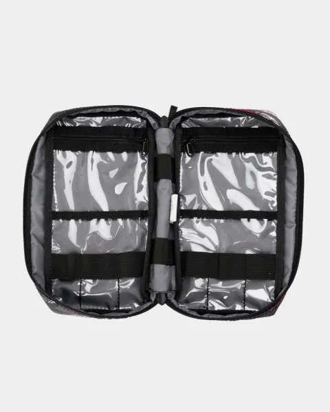 Аптечка "Travel pouch" принт тропік бордо