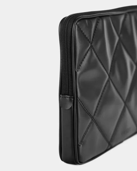 Чохол для MacBook "CITY" ЕКОШКІРА, ЧОРНИЙ
