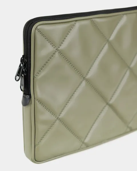 Чохол для MacBook "CITY" ЕКОШКІРА, ОЛИВКОВИЙ