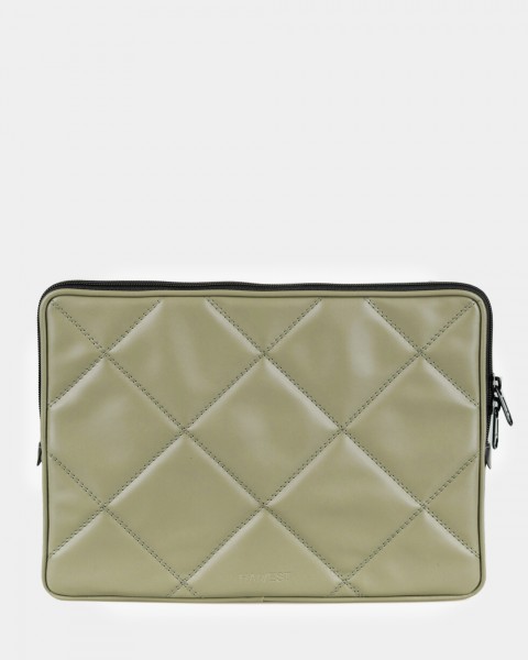 Чохол для MacBook "CITY" ЕКОШКІРА, ОЛИВКОВИЙ