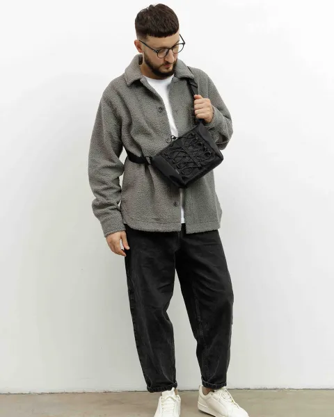 Сумка "Billie mini" нейлон, чорна