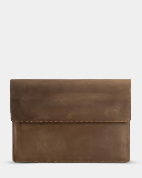 "LAPTOP CASE 01" вінтаж, коричневий