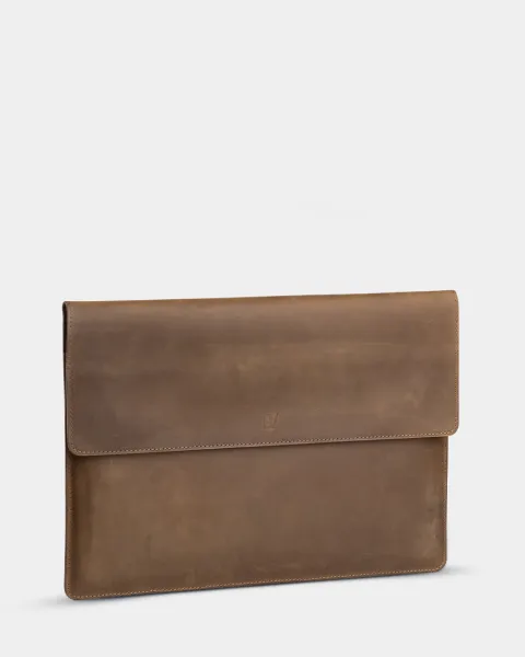 "LAPTOP CASE 01" вінтаж, коричневий