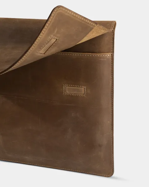 "LAPTOP CASE 01" вінтаж, коричневий