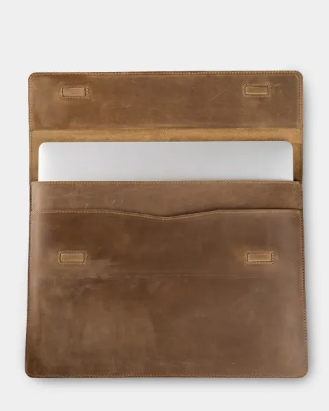 "LAPTOP CASE 01" вінтаж, коричневий