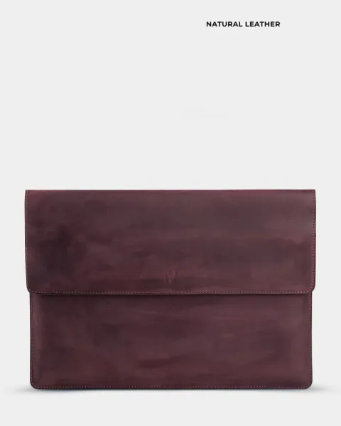 "LAPTOP CASE 01" вінтаж, бордо