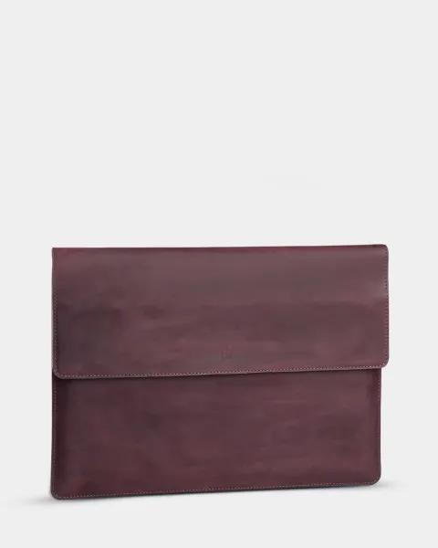 "LAPTOP CASE 01" вінтаж, бордо