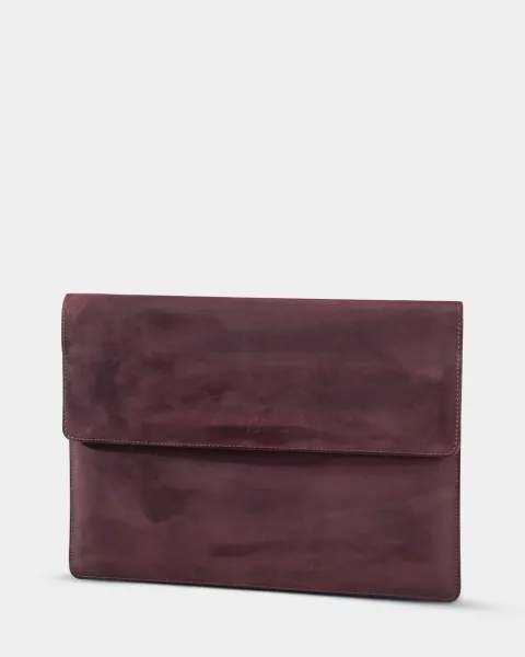 "LAPTOP CASE 01" вінтаж, бордо
