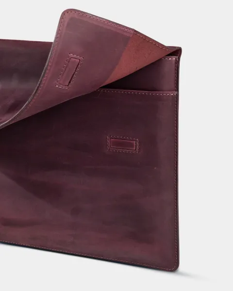 "LAPTOP CASE 01" вінтаж, бордо