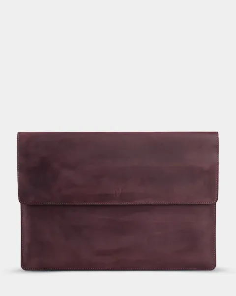 "LAPTOP CASE 01" вінтаж, бордо