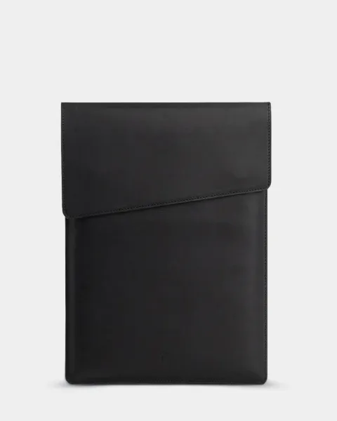 "LAPTOP CASE 02" вінтаж, чорний