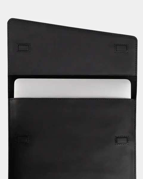 "LAPTOP CASE 02" вінтаж, чорний