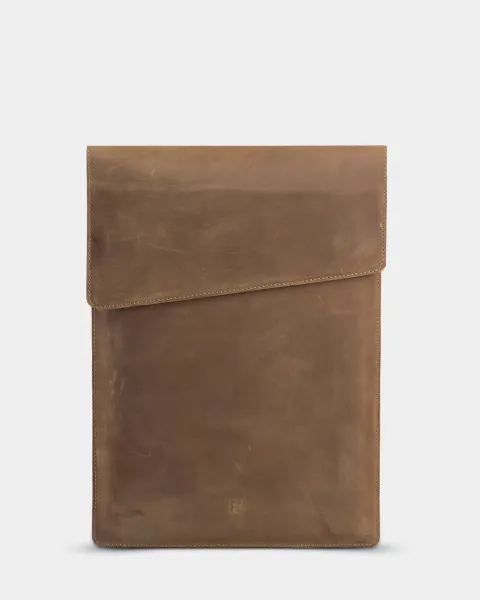 "LAPTOP CASE 02" вінтаж, коричневий