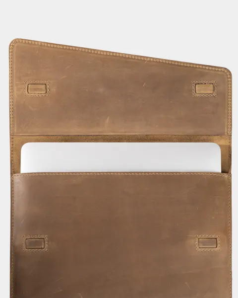 "LAPTOP CASE 02" вінтаж, коричневий
