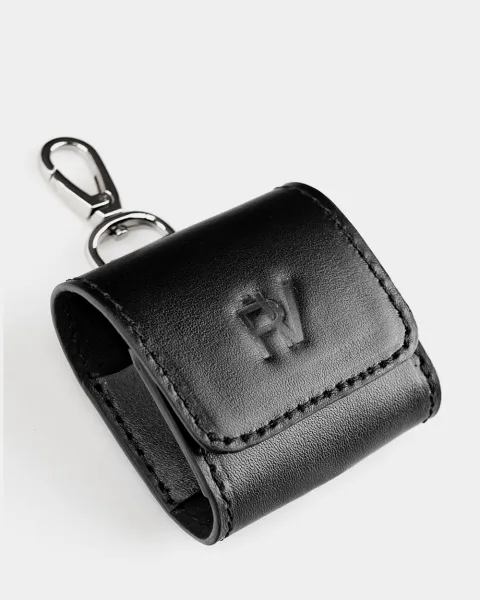 AirPods Pro Case шкіряний глянець, чорний