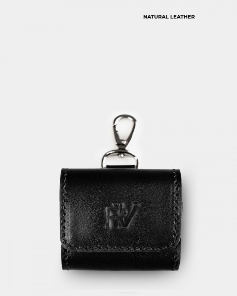 AirPods Pro Case шкіряний глянець, чорний