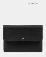 "LAPTOP CASE 01" шкіряний, чорний
