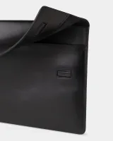 "LAPTOP CASE 01" шкіряний, чорний