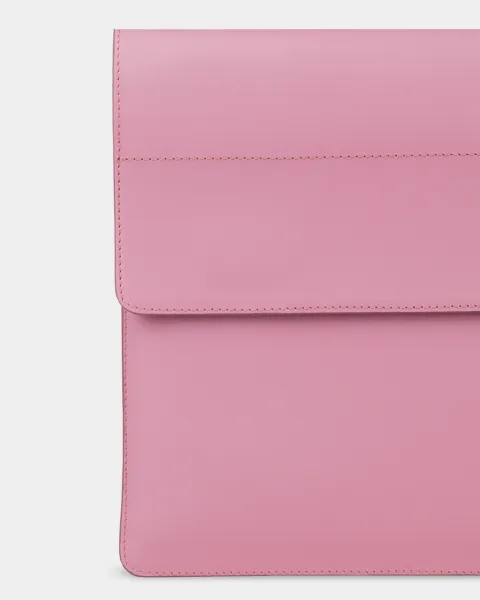 "LAPTOP CASE 01" шкіряний, рожевий