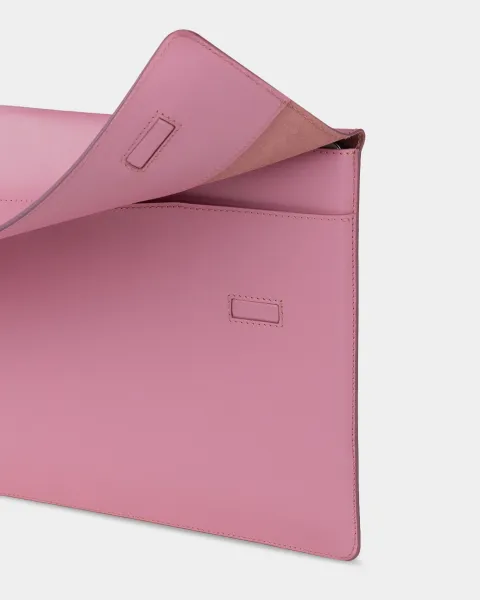 "LAPTOP CASE 01" шкіряний, рожевий