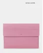 "LAPTOP CASE 01" шкіряний, рожевий