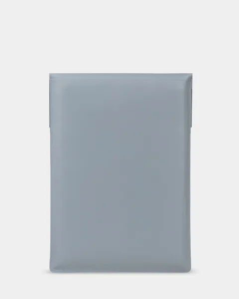 "LAPTOP CASE 02" шкіряний, блакитний