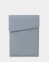 "LAPTOP CASE 02" шкіряний, блакитний