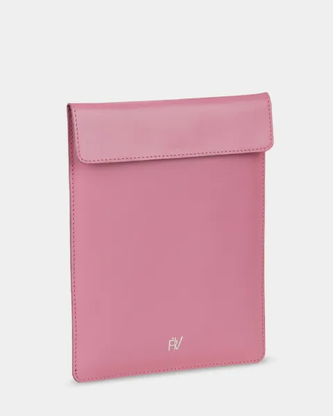 "iPad case" шкіряний, рожевий