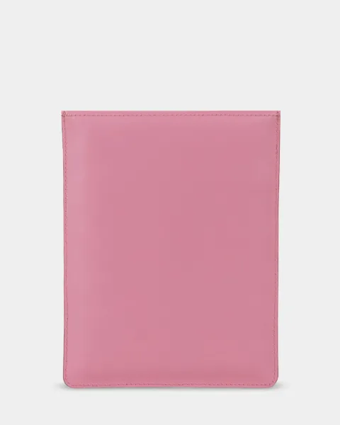 "iPad case" шкіряний, рожевий
