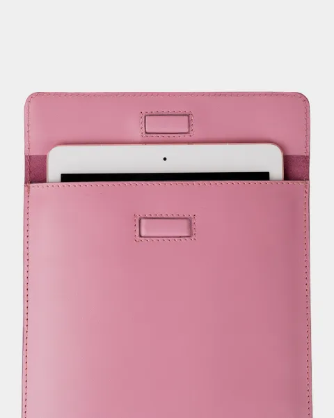 "iPad case" шкіряний, рожевий