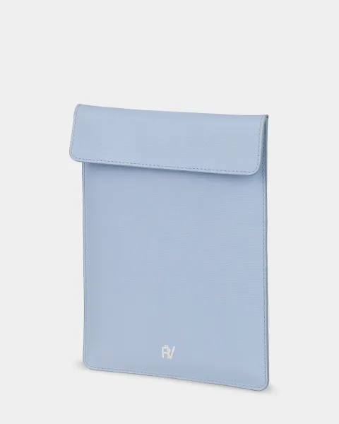 "iPad case" шкіряний, блакитний