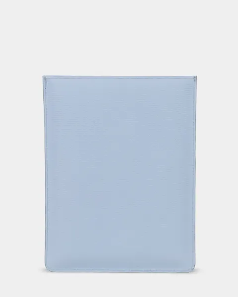 "iPad case" шкіряний, блакитний