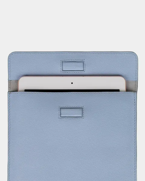 "iPad case" шкіряний, блакитний
